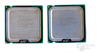 Intel Core 2 Duo E6700 (l) und Extreme X6800