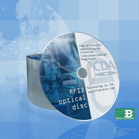 Neuentwicklung: CD/DVD mit integriertem Transponder
