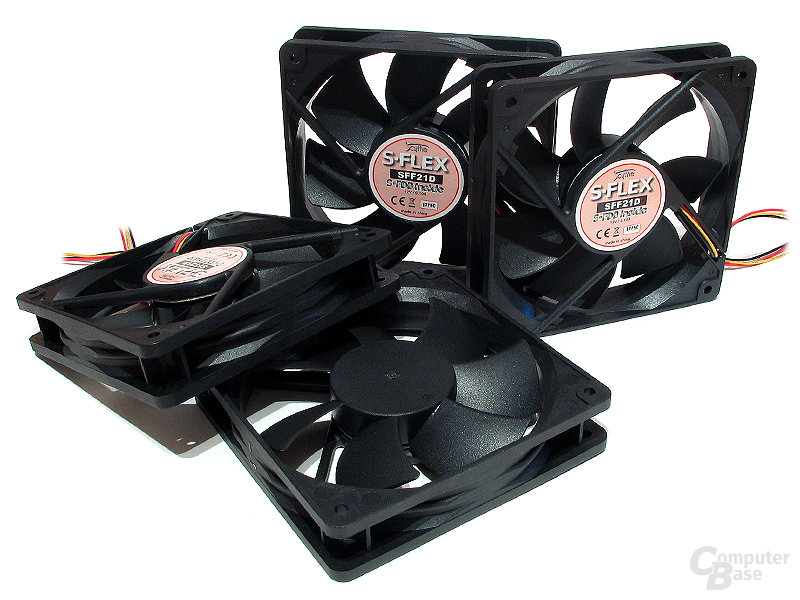 Scythe S-Flex SFF21D – unsere 120-mm-Lüfterreferenz mit 800 U/min