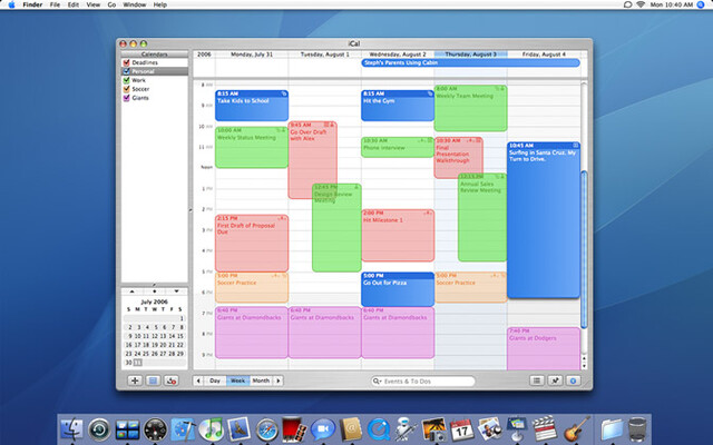 Apple Mac OS X 10.5 Leopard - iCal 3