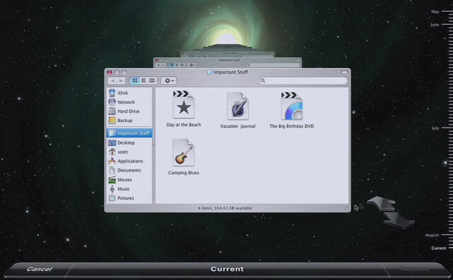 Apple Mac OS X 10.5 Leopard - Time Machine