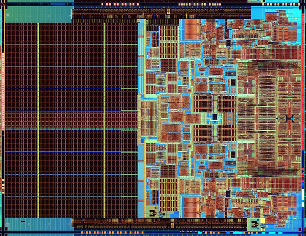 Intels jüngster Dual-Core-Prozessor: Die-Shot des Core 2 Duo und Xeon 5100