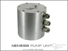 Nemesis: Pumpe und Ausgleichsbehälter