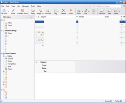 Thunderbird 2.0 Theme-Vorschlag – Hauptfenster