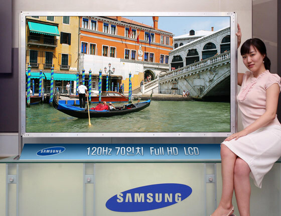 Samsung-Panel mit 70 Zoll