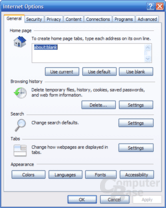 Internet Explorer 7 RC1 – Internet Options