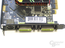 XFX GeForce 7900 GS 480M Vorderseite