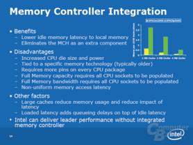 Intel: Performance auch ohne integrierten Speichercontroller (IMC)