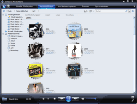 Windows Media Player 11 Beta stellt Musik übersichtlicher dar