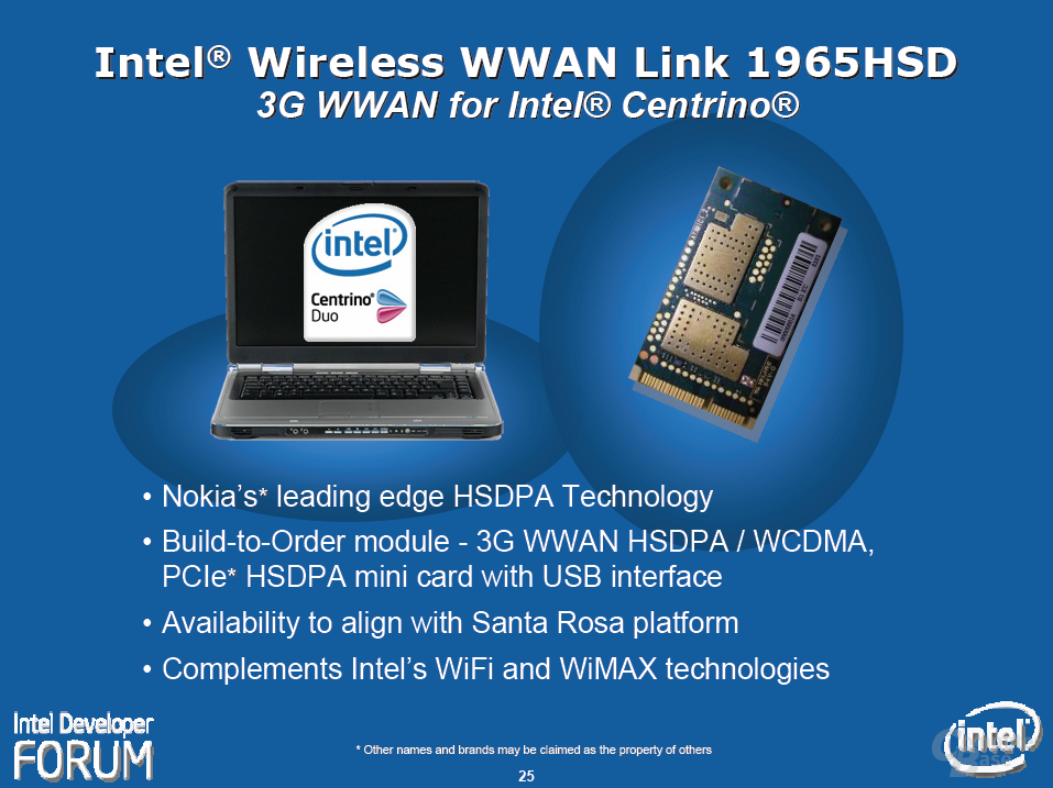 Intels „Santa Rosa“-Plattform – Kooperation mit Nokia