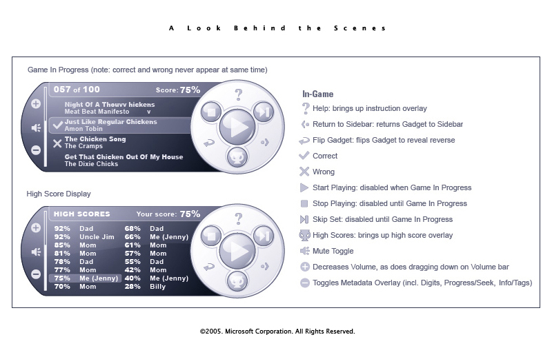 Windows Media Player Gadget