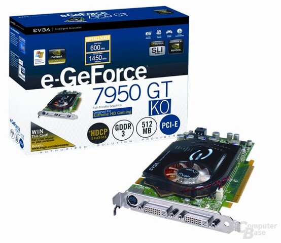 e-GeForce 7950GT KO “SUPERCLOCKED”