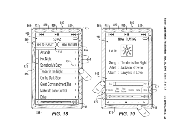 Apple Patent-Skizze