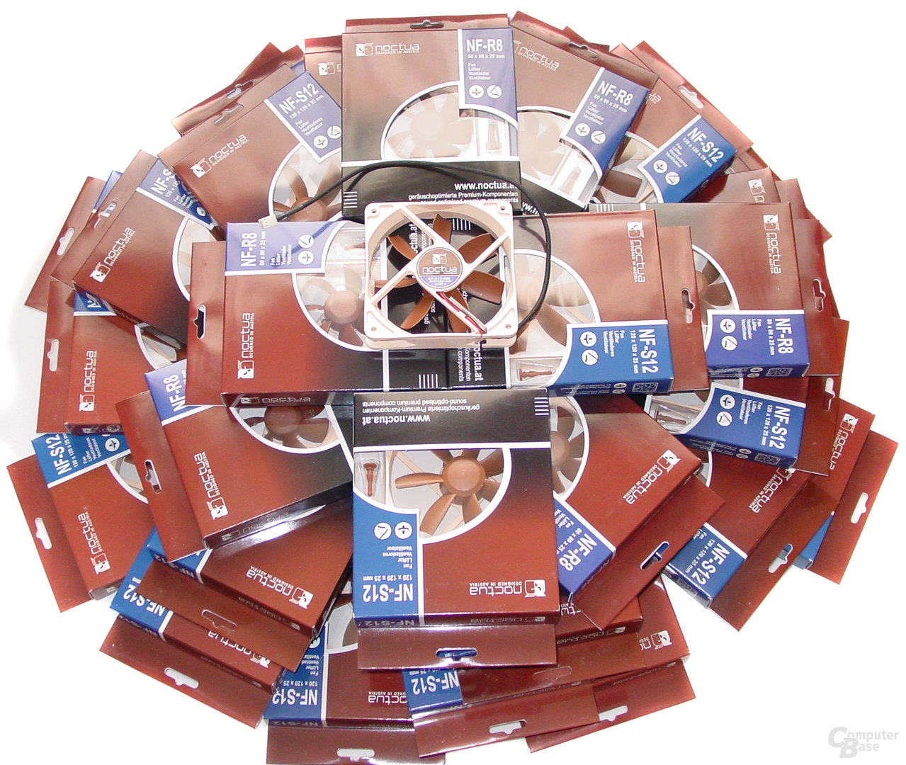 Noctua NF-S12-1200, NF-S12-800 und NF-R8