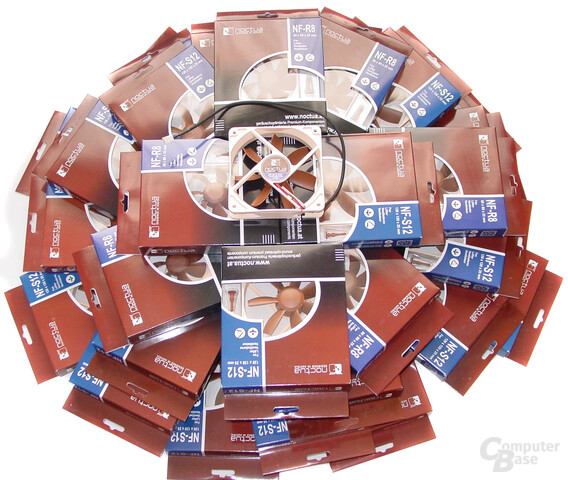 Noctua NF-S12-1200, NF-S12-800 und NF-R8