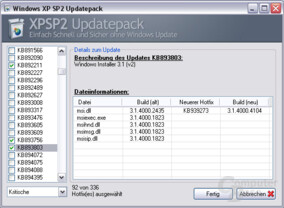Windows XP SP2 Updatepack