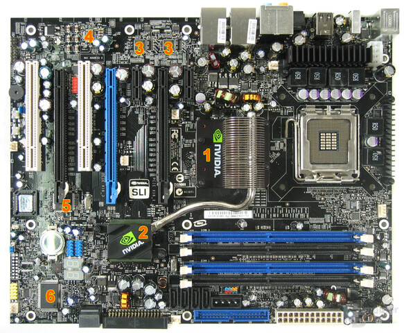 EVGA 680i SLI Komponenten EVGA 680i SLI Komponenten