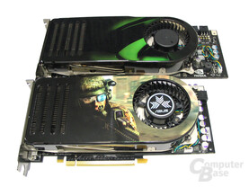 8800 GTS (unten) vs 8800 GTX (oben)