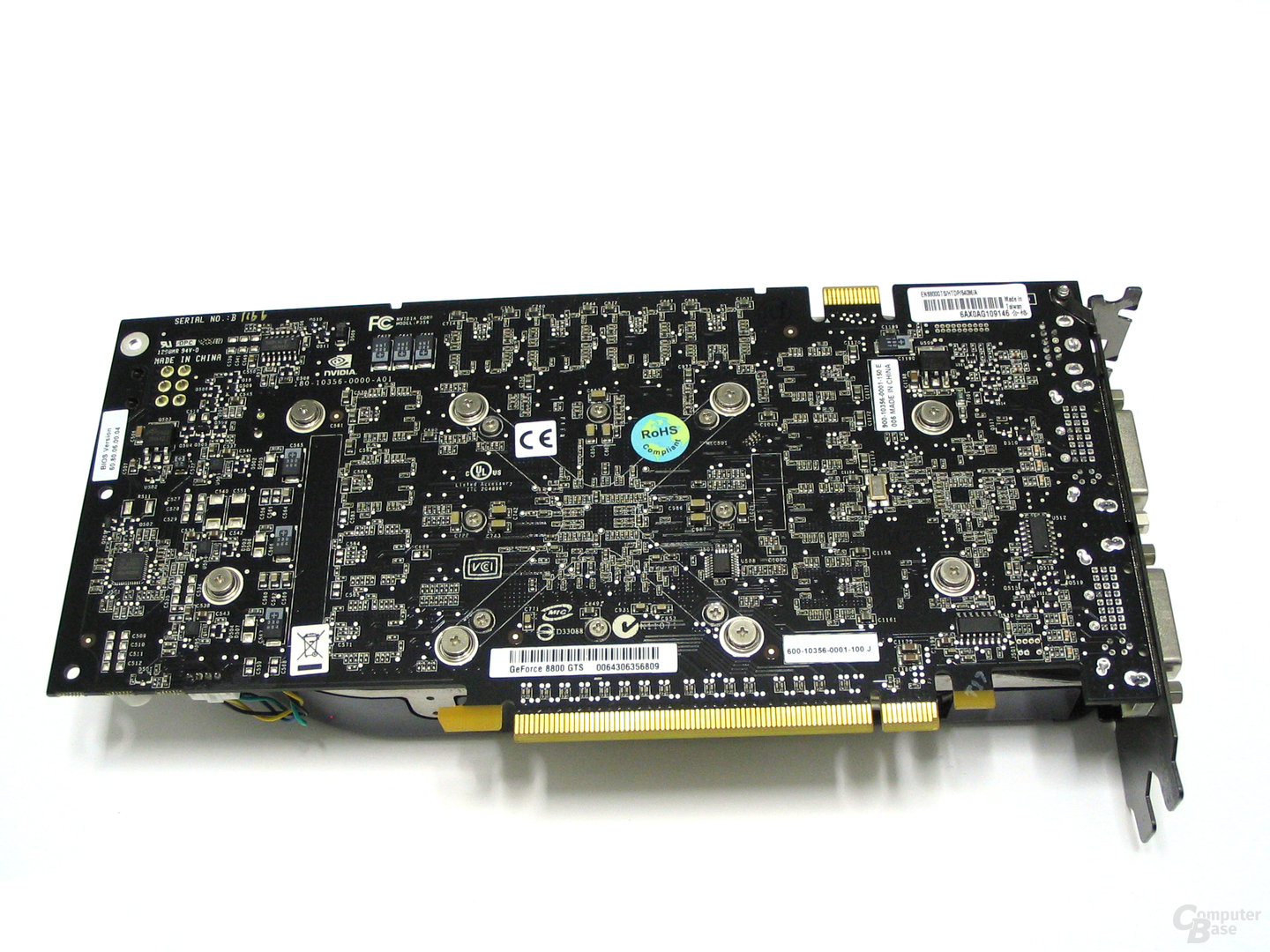 Asus 8800 GTS Rueckseite
