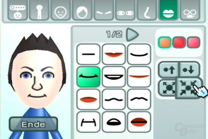 Mii-Kanal: Mund