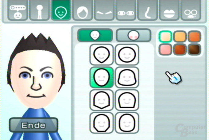 Mii-Kanal: Kopfform