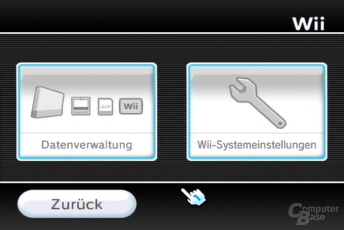 Datenverwaltung und Einstellungen
