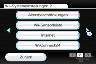 Einstellungen: Seite 2