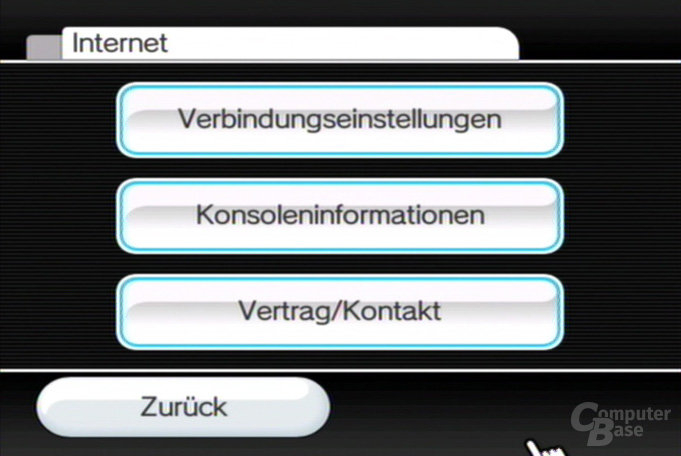 Einstellungen: Internet