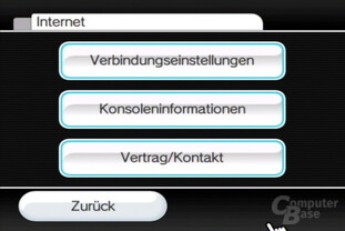 Einstellungen: Internet