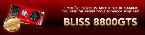 Gainward Bliss 8800 GTS Golden Sample