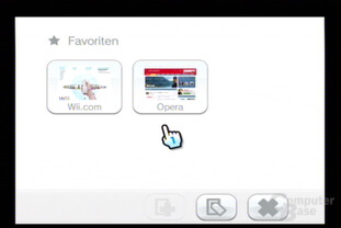 Internet-Kanal Testversion: Favoriten