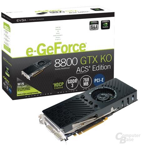 e-GeForce 8800 GTX mit ACS³-Kühlung