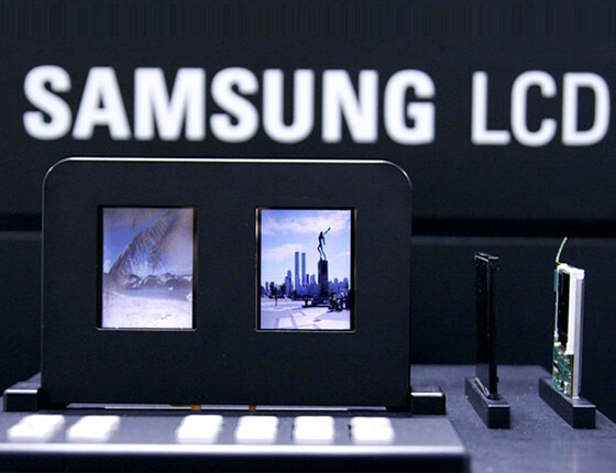 Doppelseitiges LCD von Samsung Doppelseitiges LCD von Samsung