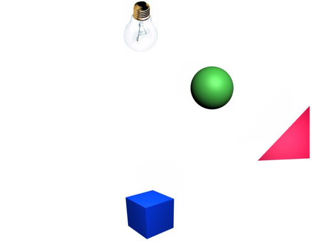 Ein einfaches Raytracing-Szenario 1