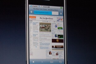 Apple iPhone Safari Browser | Quelle: engadget.com