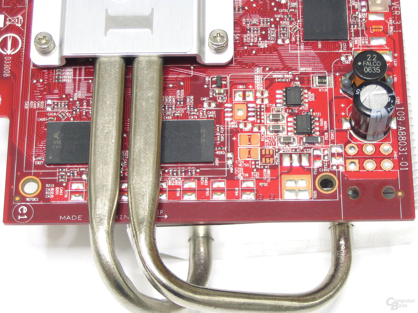 MSI Radeon X1650 XT Heatpipes