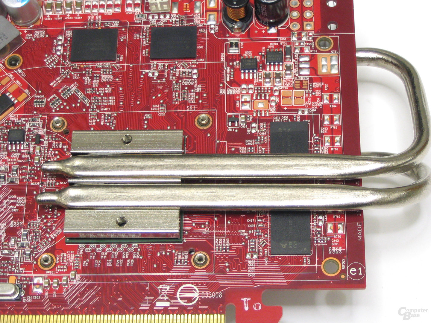 Heatpipes ohne Abdeckung