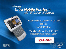 IDF Fall 2006: Intel und Yahoo entwickeln Gemeinsam an Referenzdesign