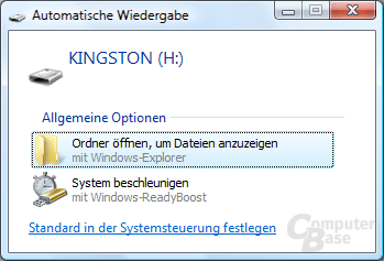 System beschleunigen mit ReadyBoost