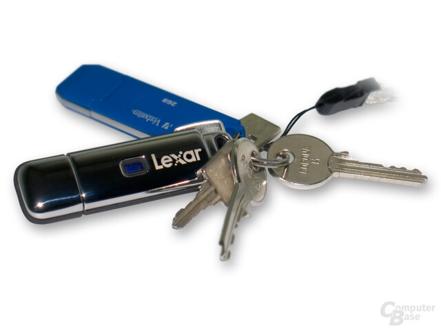 USB-Sticks am Schlüsselbund