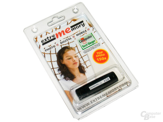 Extrememory USB Drive Performance: Verpackung