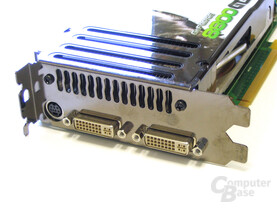 XFX 8800 GTS 320 XXX Slotblech