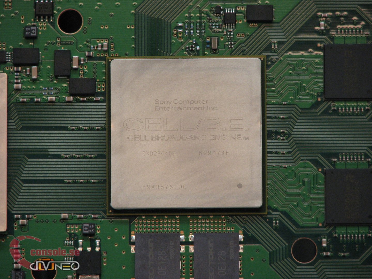PlayStation 3: Blick ins Innere: CELL-CPU | Quelle: console.se