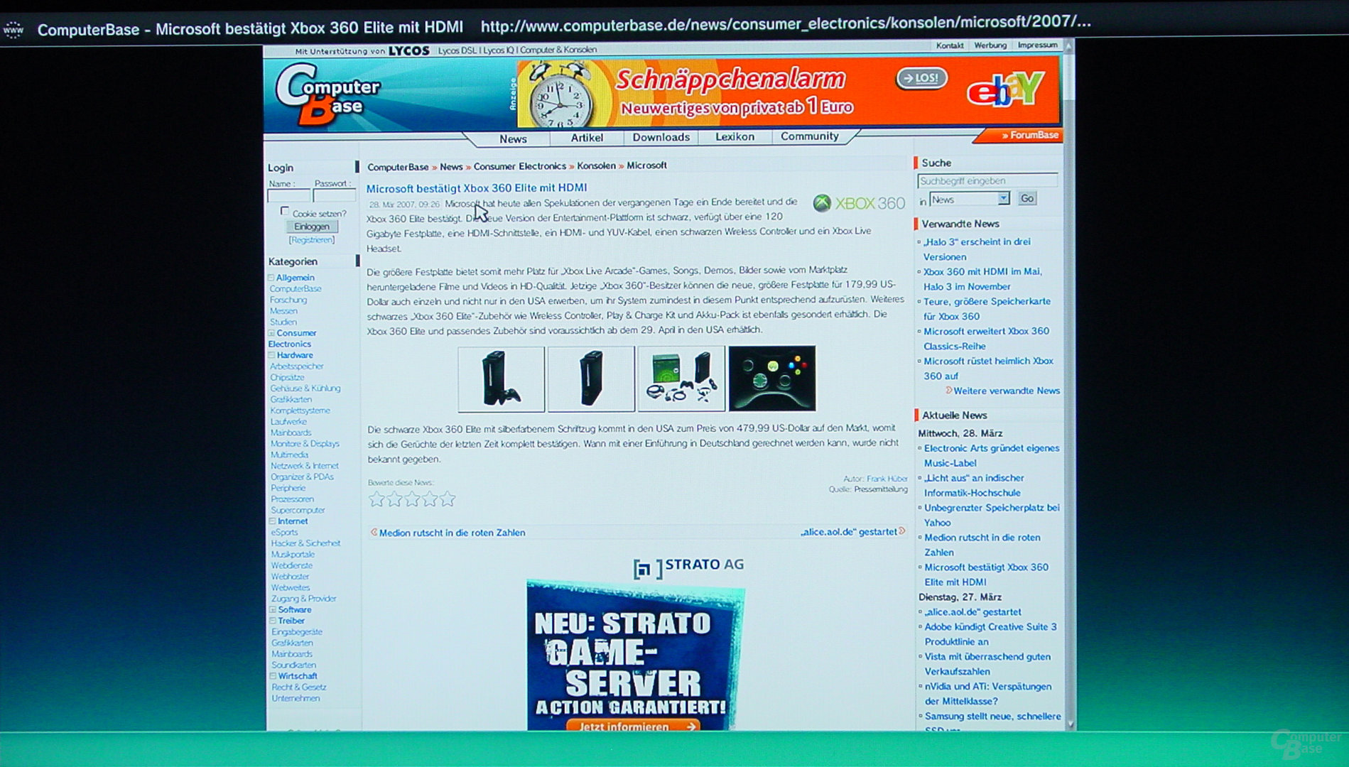 Internet-Browser der PlayStation 3