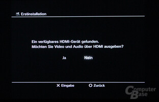 PlayStation 3: Inbetriebnahme