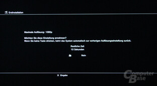 PlayStation 3: Inbetriebnahme