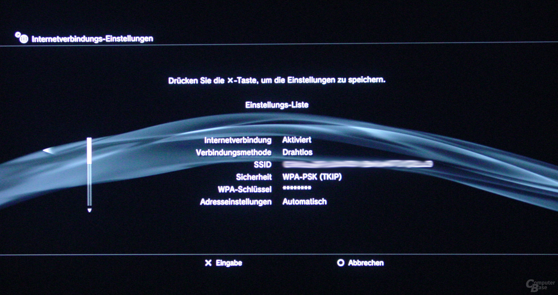 PlayStation 3: Netzwerkeinstellungen