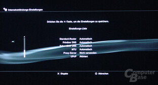 PlayStation 3: Netzwerkeinstellungen