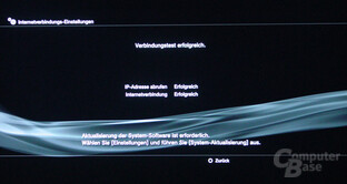 PlayStation 3: Netzwerkeinstellungen