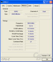 CPU-Z RAM max CPU-Z RAM max